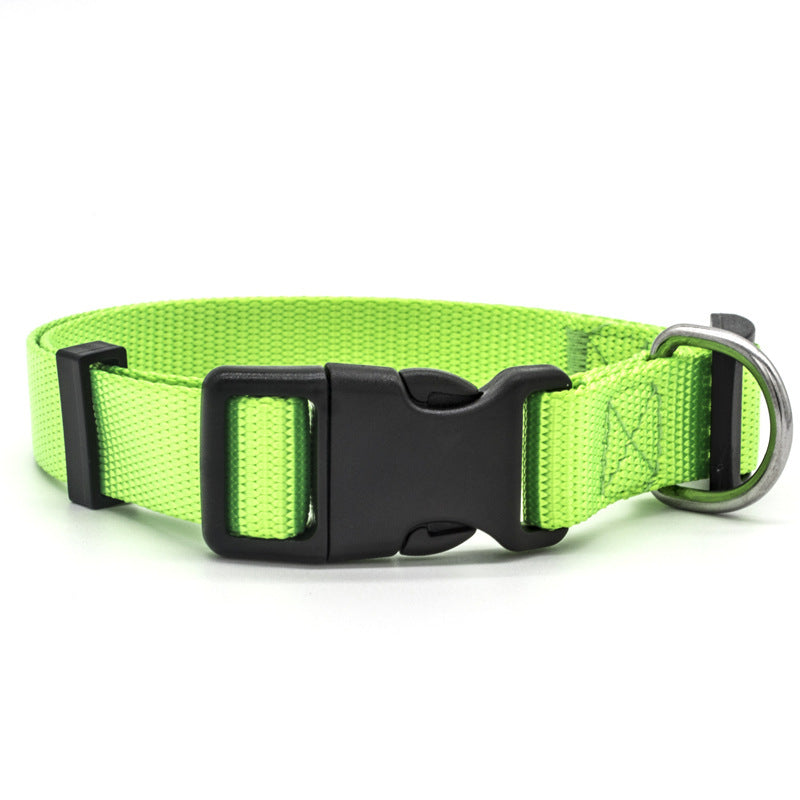 New Pet Collar Color: red, rose red, pink, orange, green, black, blue, sky blue, purple