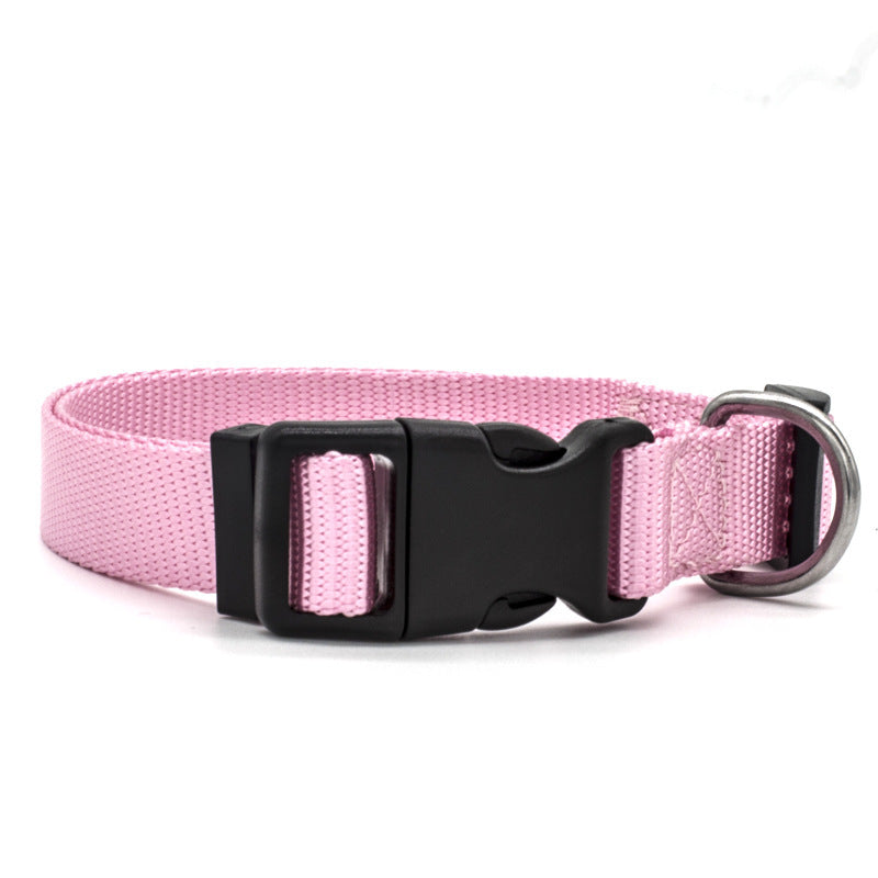 New Pet Collar Color: red, rose red, pink, orange, green, black, blue, sky blue, purple