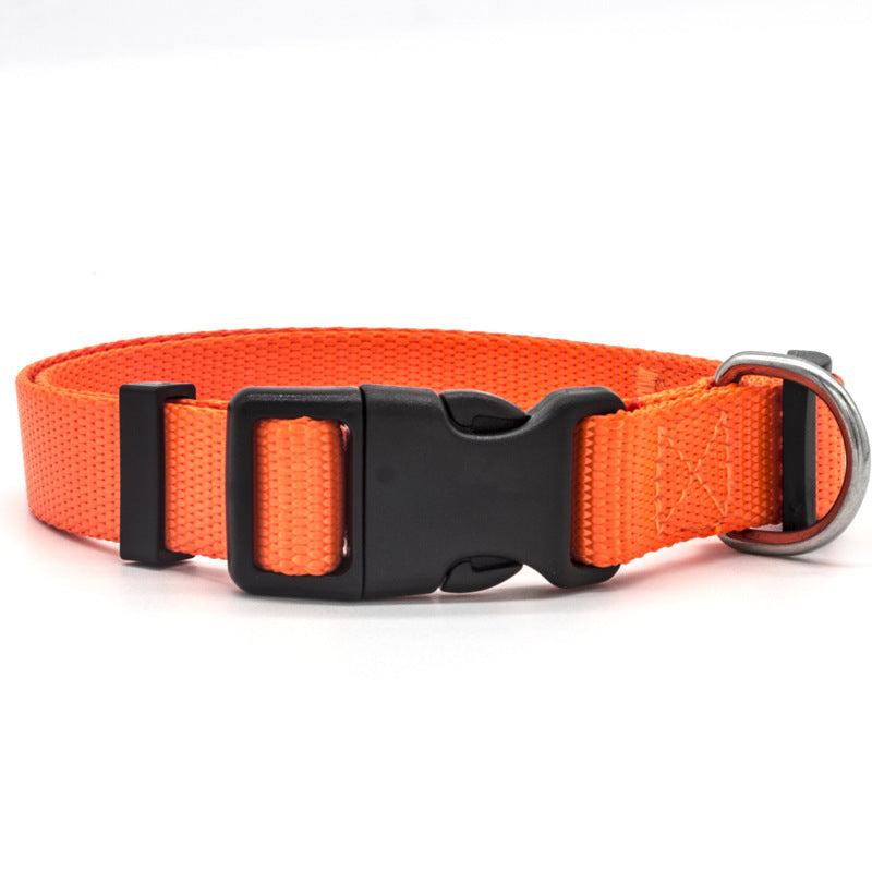 New Pet Collar Color: red, rose red, pink, orange, green, black, blue, sky blue, purple