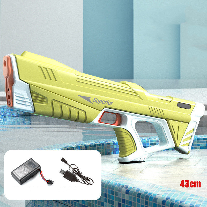 Summer Full Automatic Electric Water Gun Toy Induction Water Absorbing High-Tech Burst Water Gun Beach Outdoor Water Fight Toys